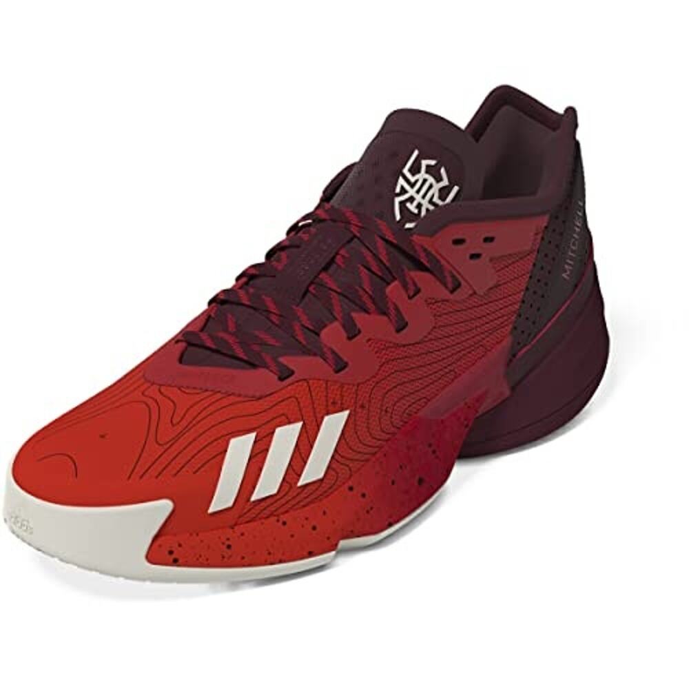 Adidas Men’s Red/Burgundy Performance Basketball Shoe